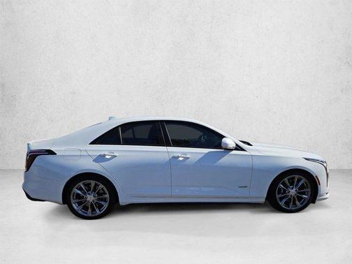 Summit White 2024 Cadillac CT4-V V-Series