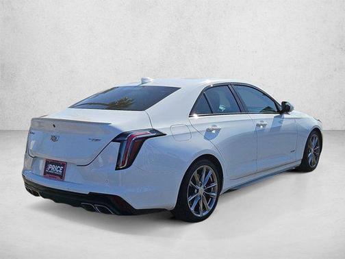 Summit White 2024 Cadillac CT4-V V-Series