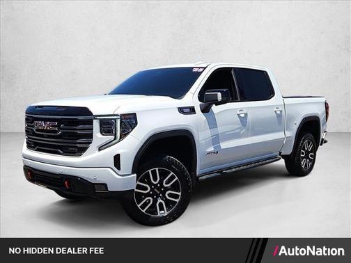 Summit White 2025 GMC Sierra 1500 AT4