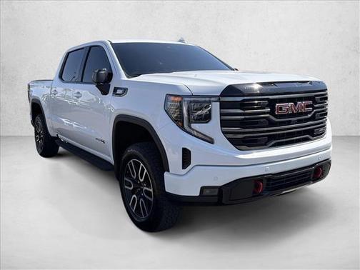 Summit White 2025 GMC Sierra 1500 AT4