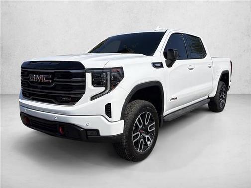 Summit White 2025 GMC Sierra 1500 AT4