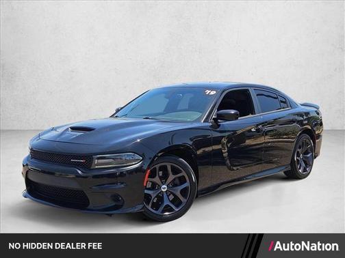 Pitch Black Clearcoat 2019 Dodge Charger GT