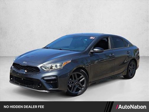 Gravity Gray 2021 Kia Forte GT-Line