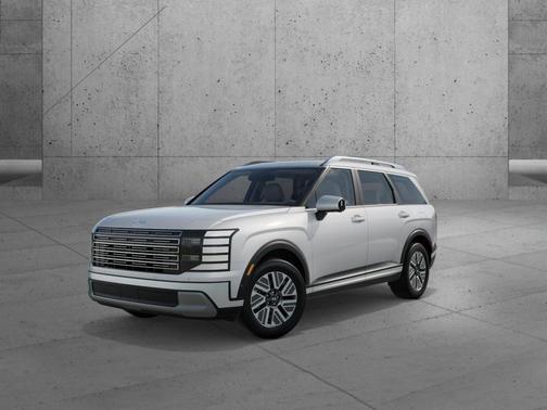 Creamy White Pearl 2026 Hyundai Palisade Hybrid Blue SEL Premium 7P