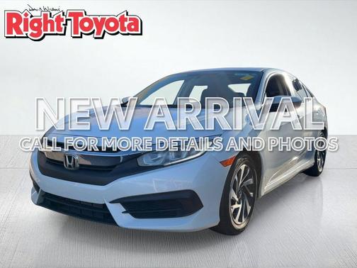 White Orchid Pearl 2016 Honda Civic EX