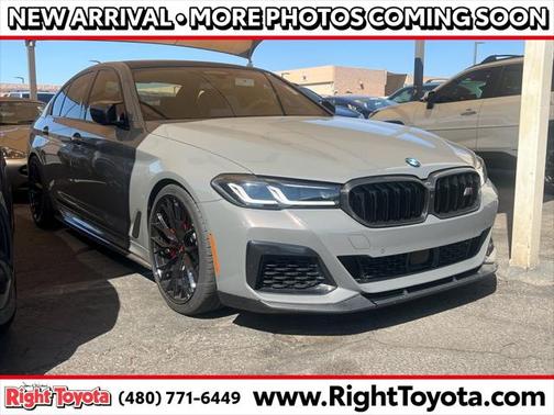 Bernina Grey Amber Effect Metallic 2022 BMW M550 i Xdrive