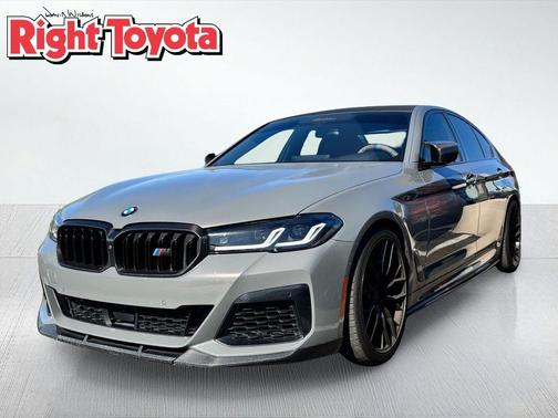 Bernina Grey Amber Effect Metallic 2022 BMW M550 i Xdrive