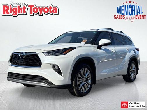 Wind Chill Pearl 2024 Toyota Highlander Platinum