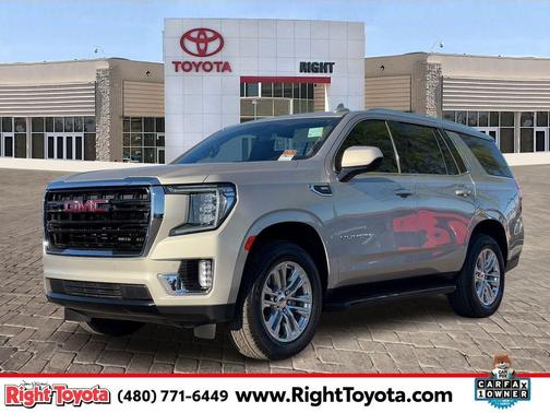 Pearl Beige Metallic 2024 GMC Yukon SLE SUV