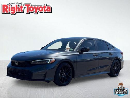 Meteorite Gray Metallic 2025 Honda Civic Sport Sedan