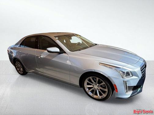 Silver Moonlight Metallic 2017 Cadillac CTS 3.6L Luxury