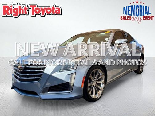 Silver Moonlight Metallic 2017 Cadillac CTS 3.6L Luxury
