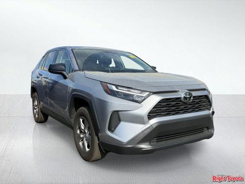 Silver Sky Metallic 2025 Toyota RAV4 Hybrid LE