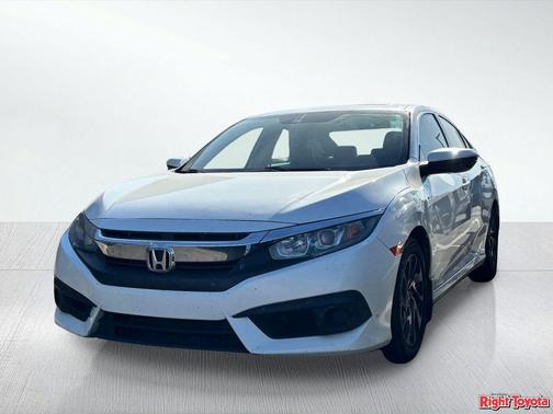 White Orchid Pearl 2017 Honda Civic EX