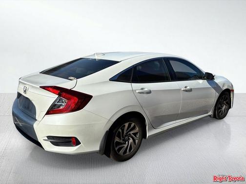 White Orchid Pearl 2017 Honda Civic EX