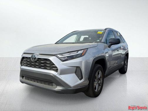 Silver Sky Metallic 2025 Toyota RAV4 Hybrid LE