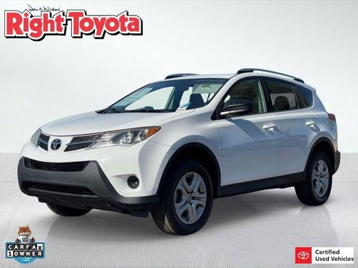 Super White 2015 Toyota RAV4 LE