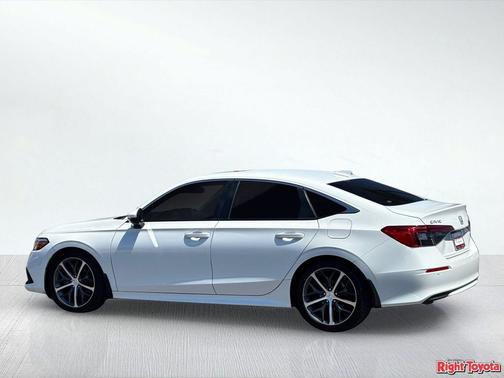 Platinum White Pearl 2024 Honda Civic Touring