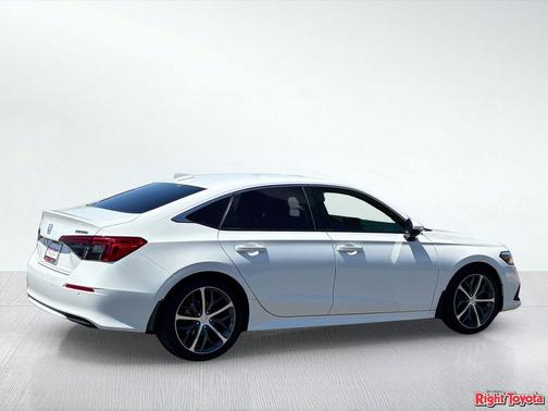 Platinum White Pearl 2024 Honda Civic Touring
