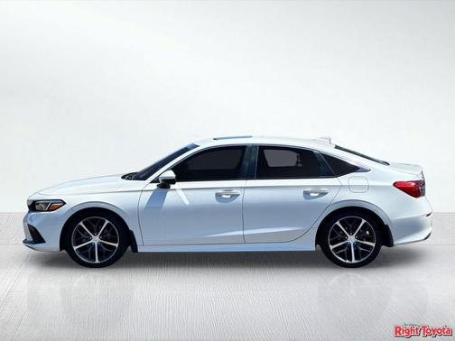 Platinum White Pearl 2024 Honda Civic Touring