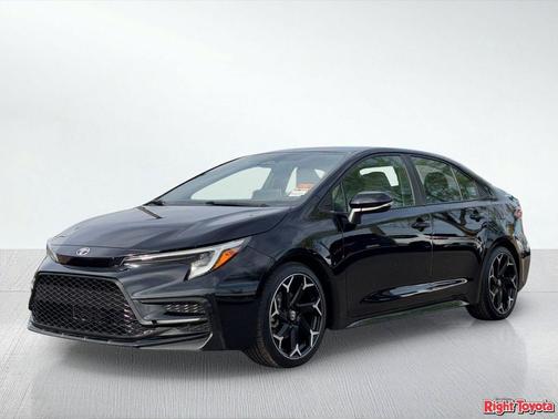 Midnight Black Metallic 2025 Toyota Corolla FX