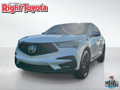 White Diamond Pearl 2019 Acura RDX A-Spec