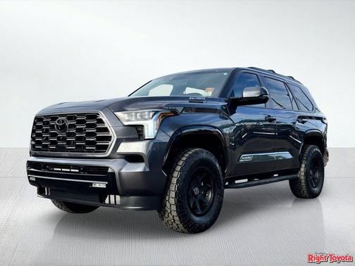 Magnetic Gray Metallic 2025 Toyota Sequoia Platinum