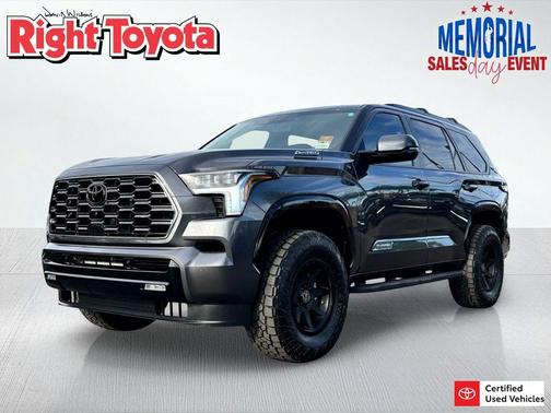 Magnetic Gray Metallic 2025 Toyota Sequoia Platinum
