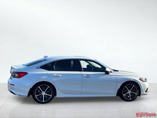 Platinum White Pearl 2024 Honda Civic Touring