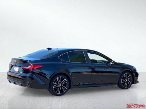 Midnight Black Metallic 2025 Toyota Camry XSE