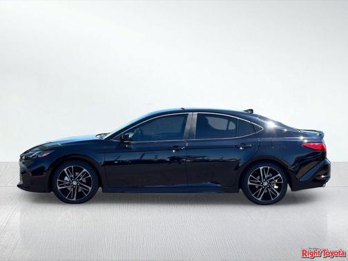Midnight Black Metallic 2025 Toyota Camry XSE