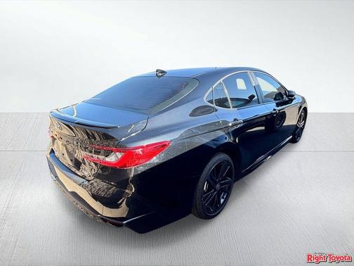 Midnight Black Metallic 2025 Toyota Camry XSE