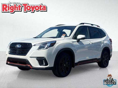 Crystal White Pearl 2023 Subaru Forester Sport