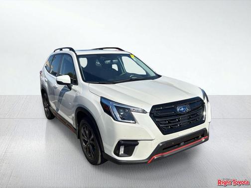 Crystal White Pearl 2023 Subaru Forester Sport