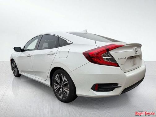 White Orchid Pearl 2017 Honda Civic EX-L