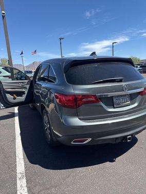 Forest Mist Metallic 2015 Acura MDX 3.5L Technology Package