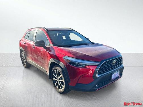 Soul Red Crystal 2025 Toyota Corolla Cross XLE