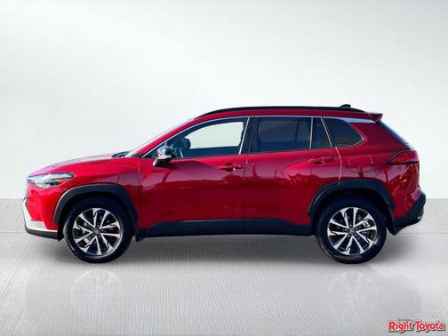 Soul Red Crystal 2025 Toyota Corolla Cross XLE