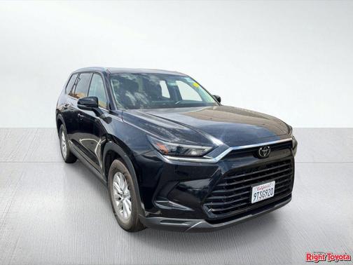 Midnight Black Metallic 2025 Toyota Grand Highlander XLE
