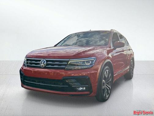 Habanero Orange Metallic 2019 Volkswagen Tiguan 2.0T SEL R-Line 4MOTION