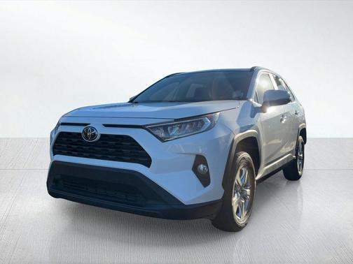 Super White 2021 Toyota RAV4 XLE