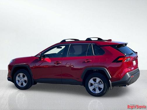 Ruby Flare Pearl 2025 Toyota RAV4 Hybrid LE