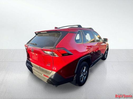Ruby Flare Pearl 2025 Toyota RAV4 Hybrid LE