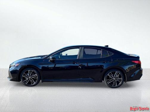Midnight Black Metallic 2025 Toyota Camry XSE