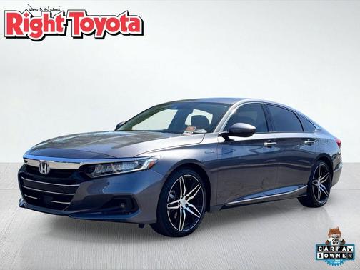 Modern Steel Metallic 2021 Honda Accord Hybrid Touring