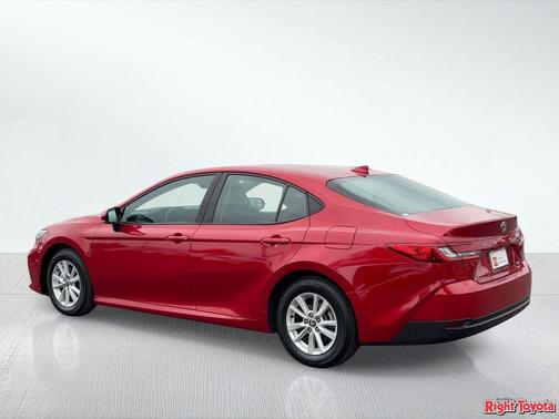 Supersonic Red 2025 Toyota Camry LE