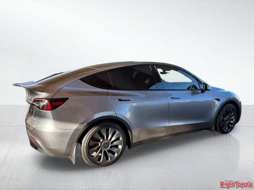 Stealth Grey 2025 Tesla Model Y Performance Dual Motor All-Wheel Drive