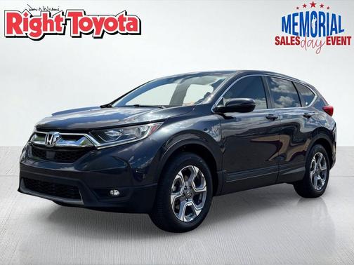 Gray 2019 Honda CR-V EX
