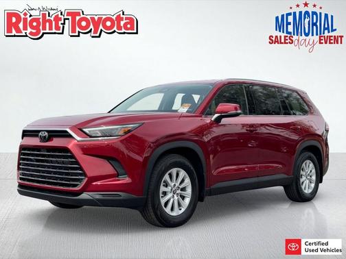 Ruby Flare Pearl 2025 Toyota Grand Highlander Hybrid XLE