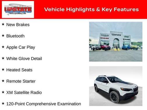 Bright White Clearcoat 2022 Jeep Cherokee Trailhawk